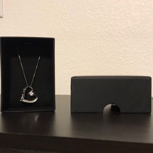 Silver Heart Necklace NWOT